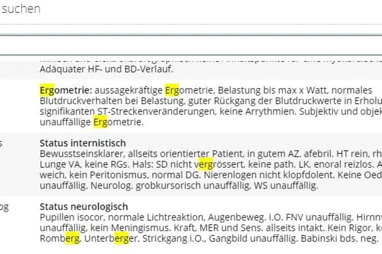 Praxissoftware vitomed mit Textbausteinen und konfigurierbaren Monitoren