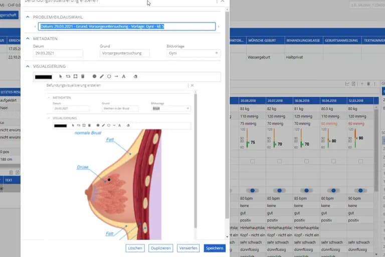 Praxissoftware vitomed für die Gynäkologie