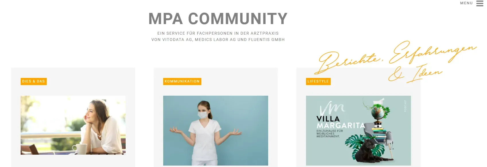MPA: Besser informiert mit dem neuen Blog mpa-community.ch
