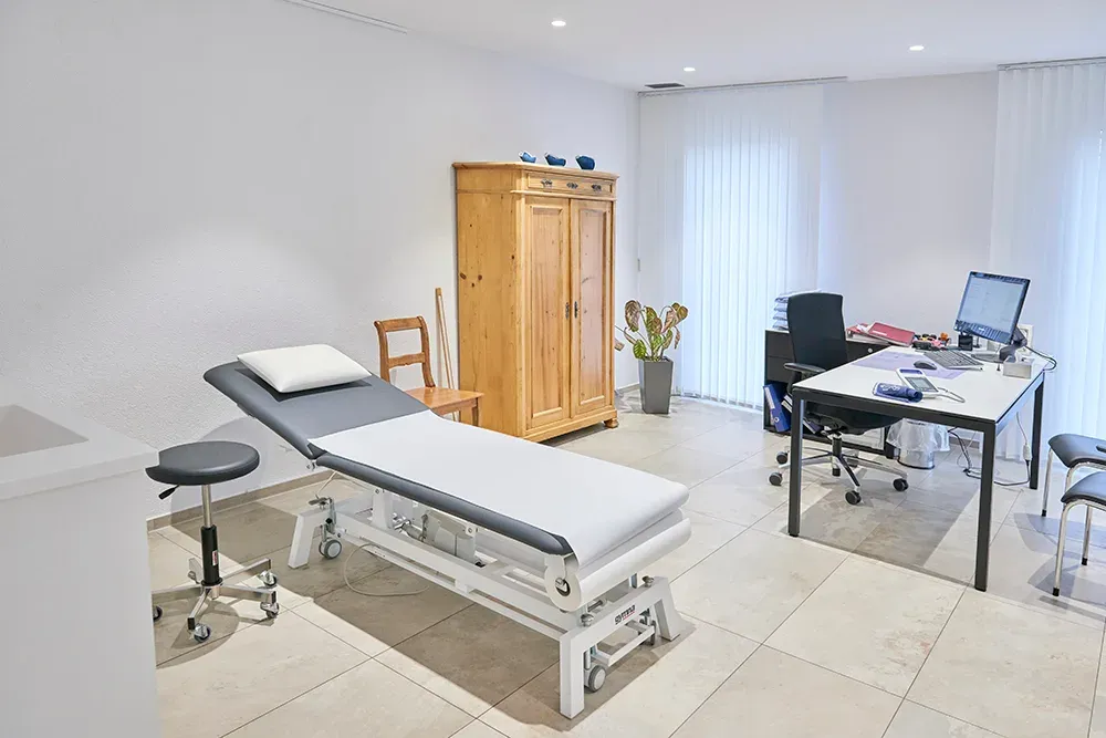 Untersuchungszimmer in der Oelepraxis