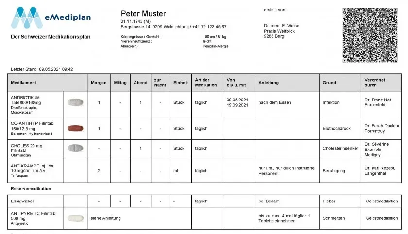eMediplan und aktuelle eMedikation Praxissoftware vitomed
